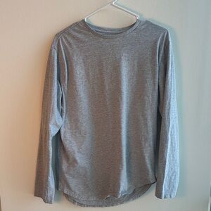 Fashion Nova Heather Gray Long Sleeve Tee